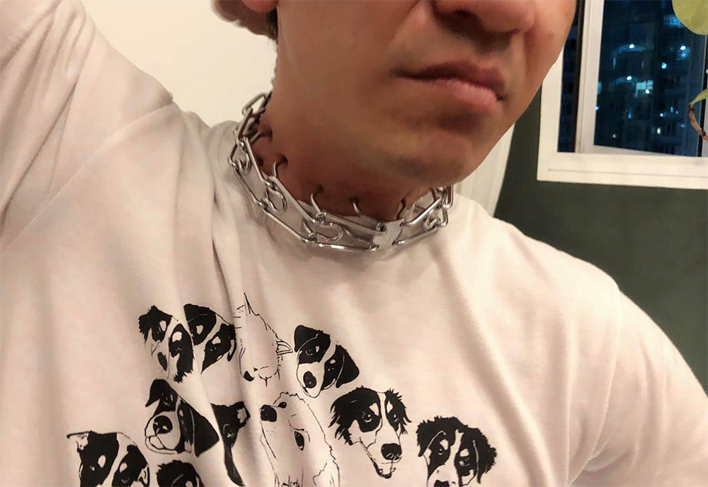 Dog lovers in S'pore wear shock & prong collars to try what dogs experience - Mothership.SG