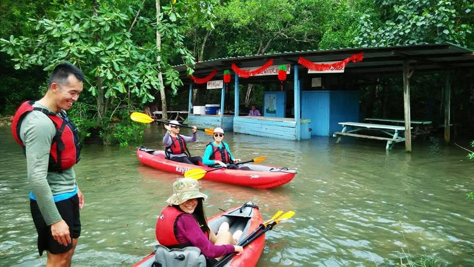 photo of ah ma drink stall flooded