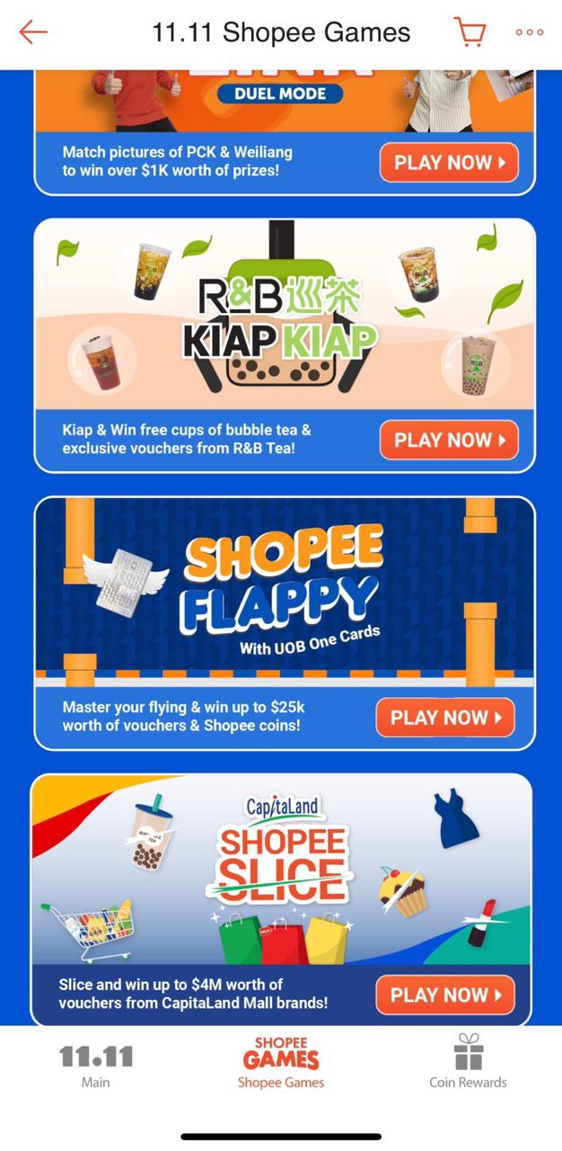 shopee 11 11 games