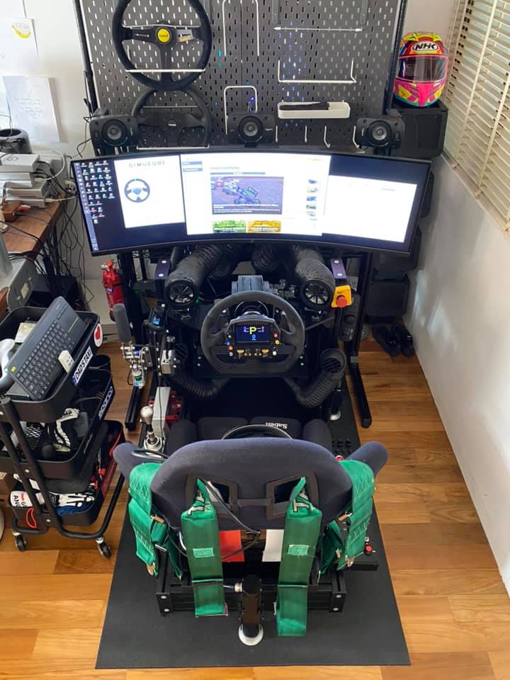 S'pore man selling high-end racing motion simulator built up over 2