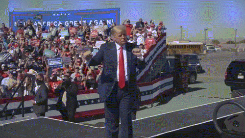 Trump releases collage of videos of Trump dancing to YMCA in ...