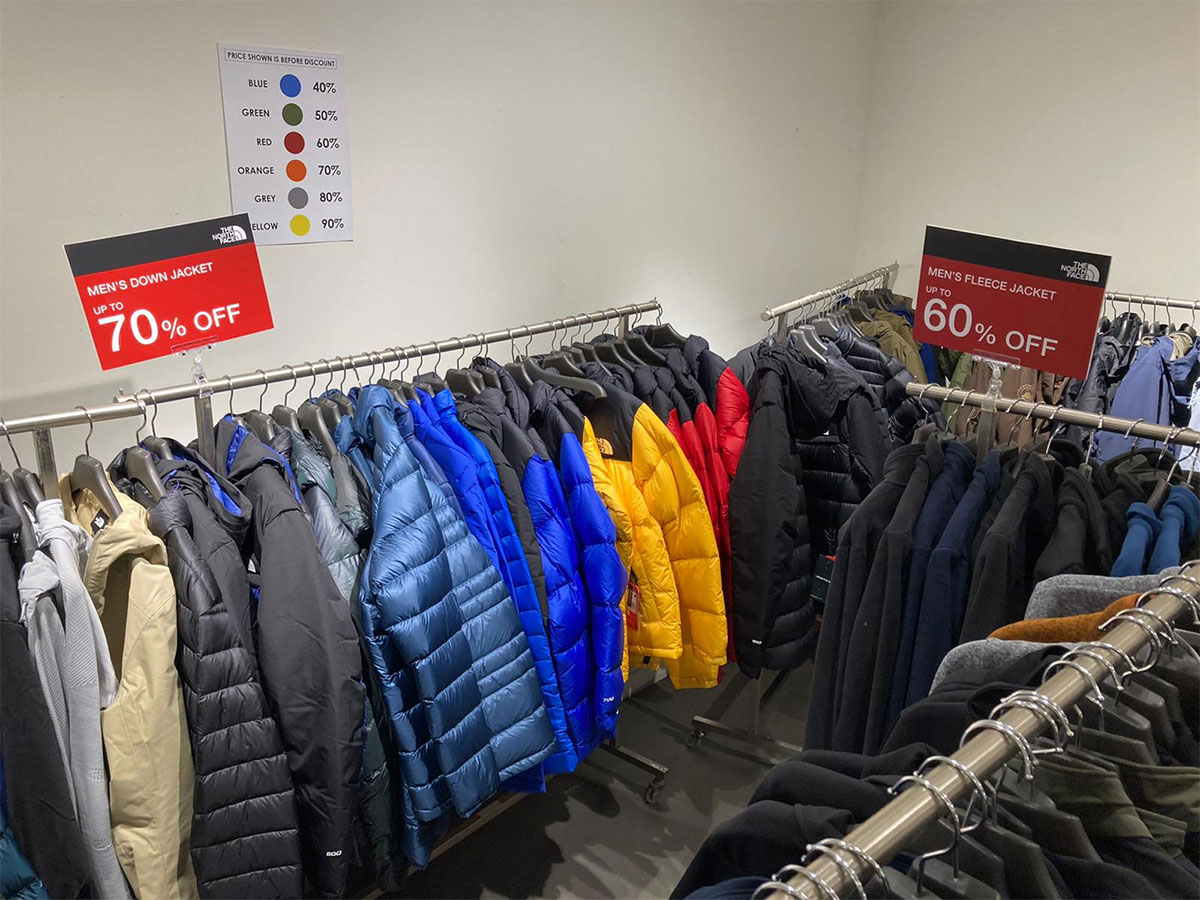 north face seconds outlet