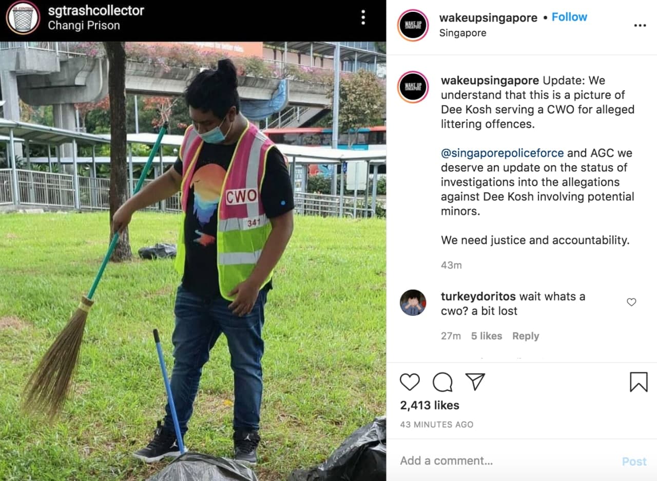 Photo Of Dee Kosh Doing Corrective Work Order Sends Internet Into Flurry Mothership Sg News From Singapore Asia And Around The World [ 938 x 1280 Pixel ]