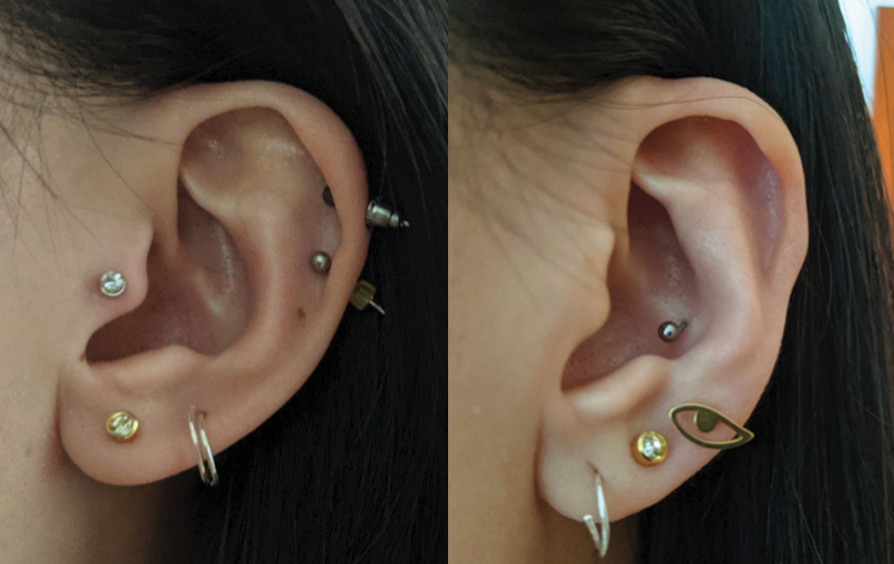 Ear piercings - 14 piercing types and how painful they are