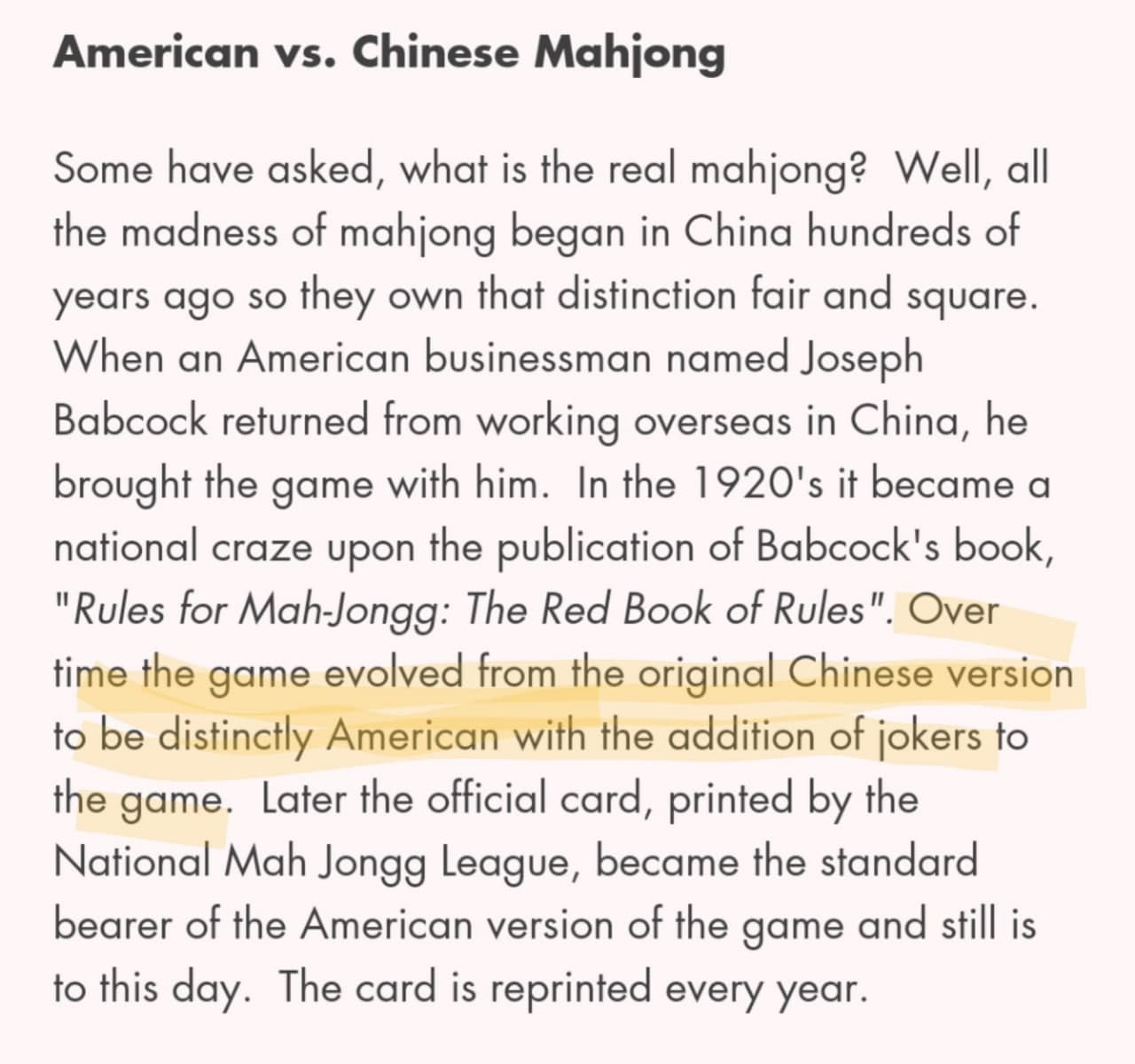 US Mahjong Company Gets Flak For Cultural Appropriation, Later