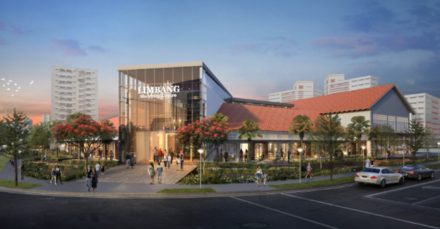 Artist impression of Limbang Shopping Centre after upgrading