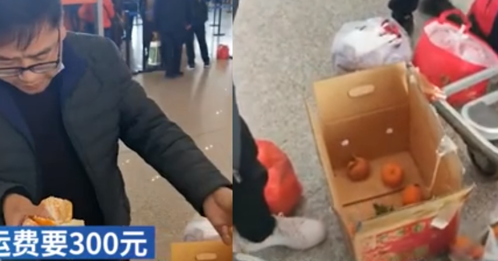 4 travellers in China ate 30kg of oranges in under 30 minutes to avoid ...