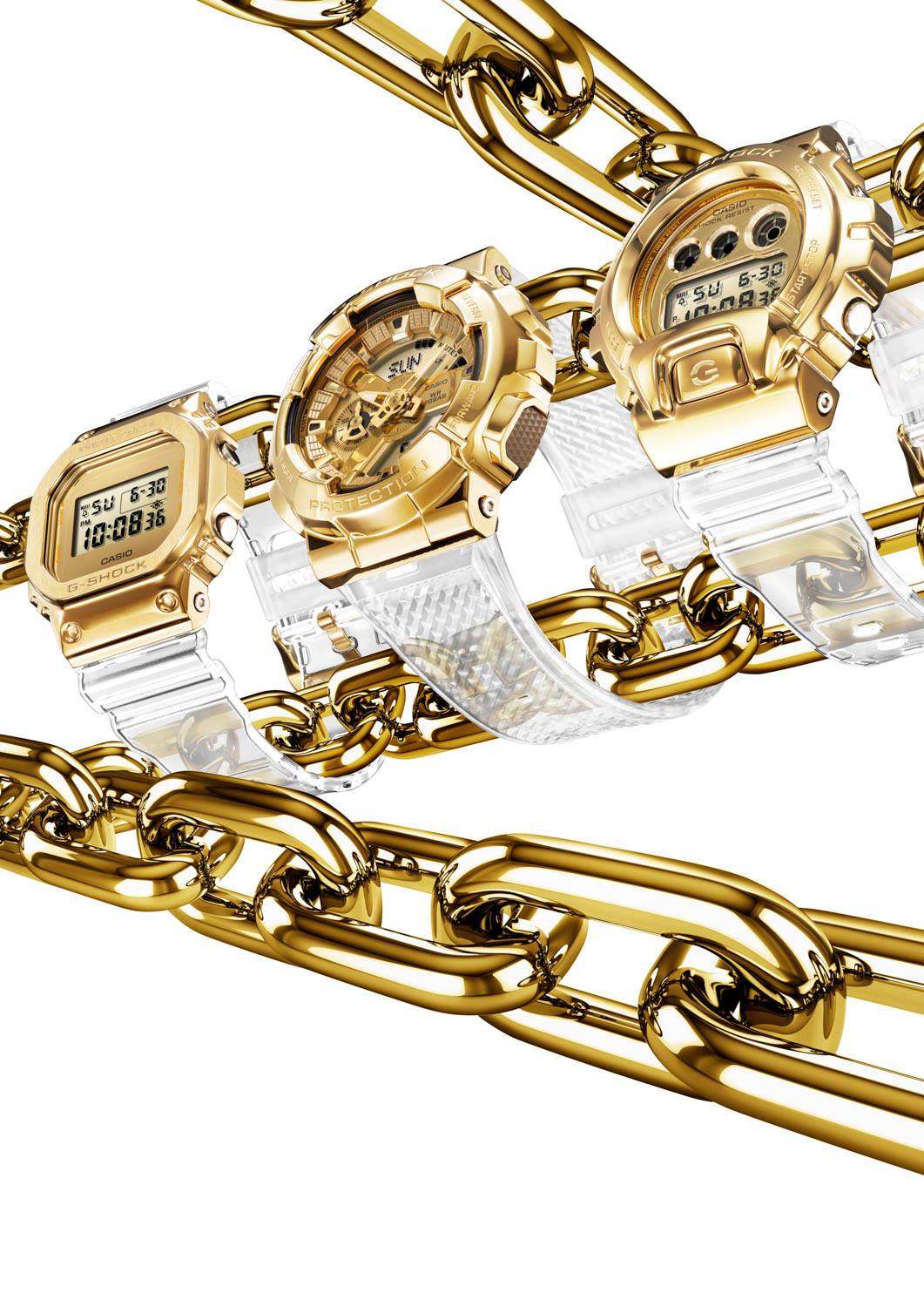 Casio on sale all gold