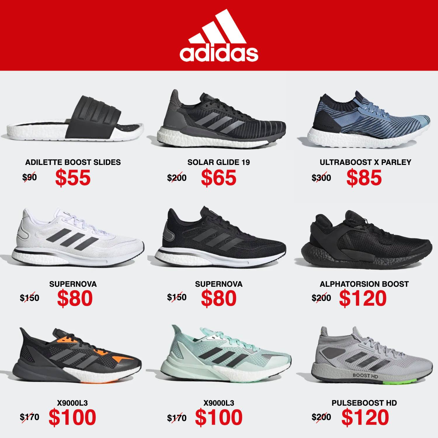 Nike adidas hot sale shoes sale