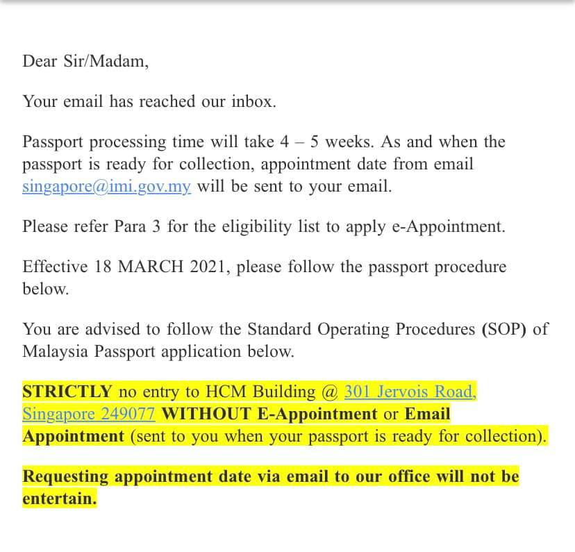 Passport malaysia appointment renew How To