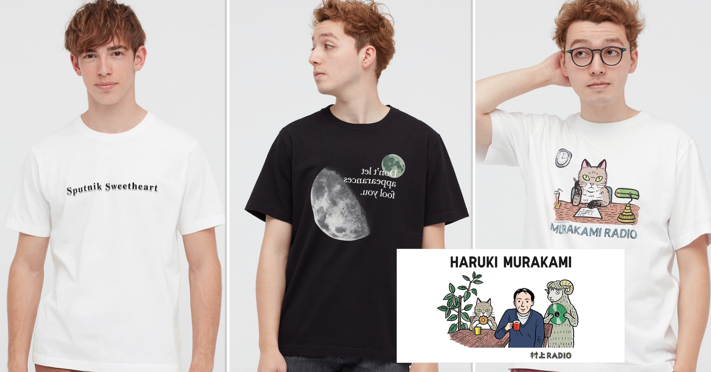 UNIQLO Spore to launch Haruki Murakami TShirt Collection from March 22 in  stores  online  Great Deals Singapore