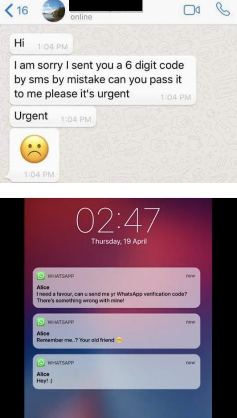 whatsapp scams