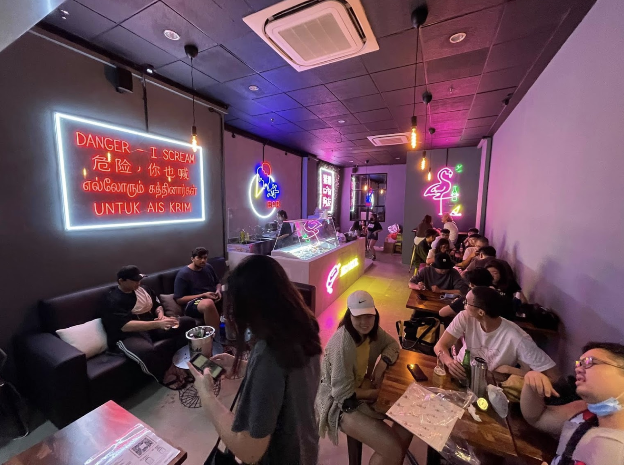 Cafe near Hougang opens till 2am on weekends, with neon signs, gelato,  beer, & waffles from S$5 -  - News from Singapore, Asia and  around the world