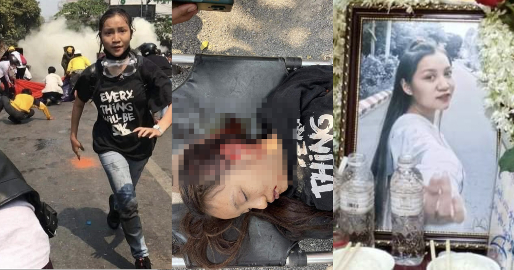 Myanmar Teen Protester 19 Dies After Getting Shot In The Head During Military Crackdown Mothership Sg News From Singapore Asia And Around The World