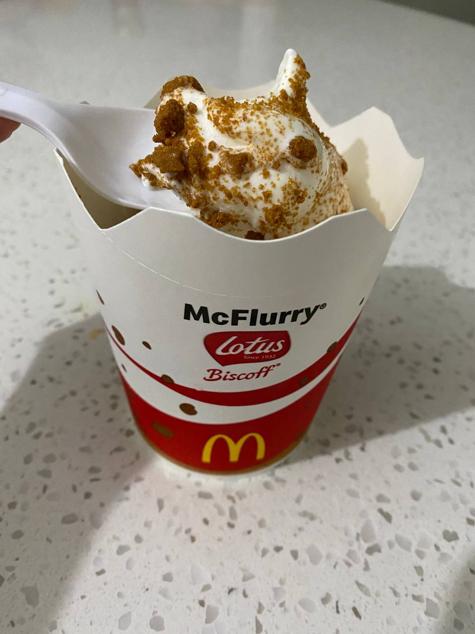 Biscoff mcflurry McDonald’s Has