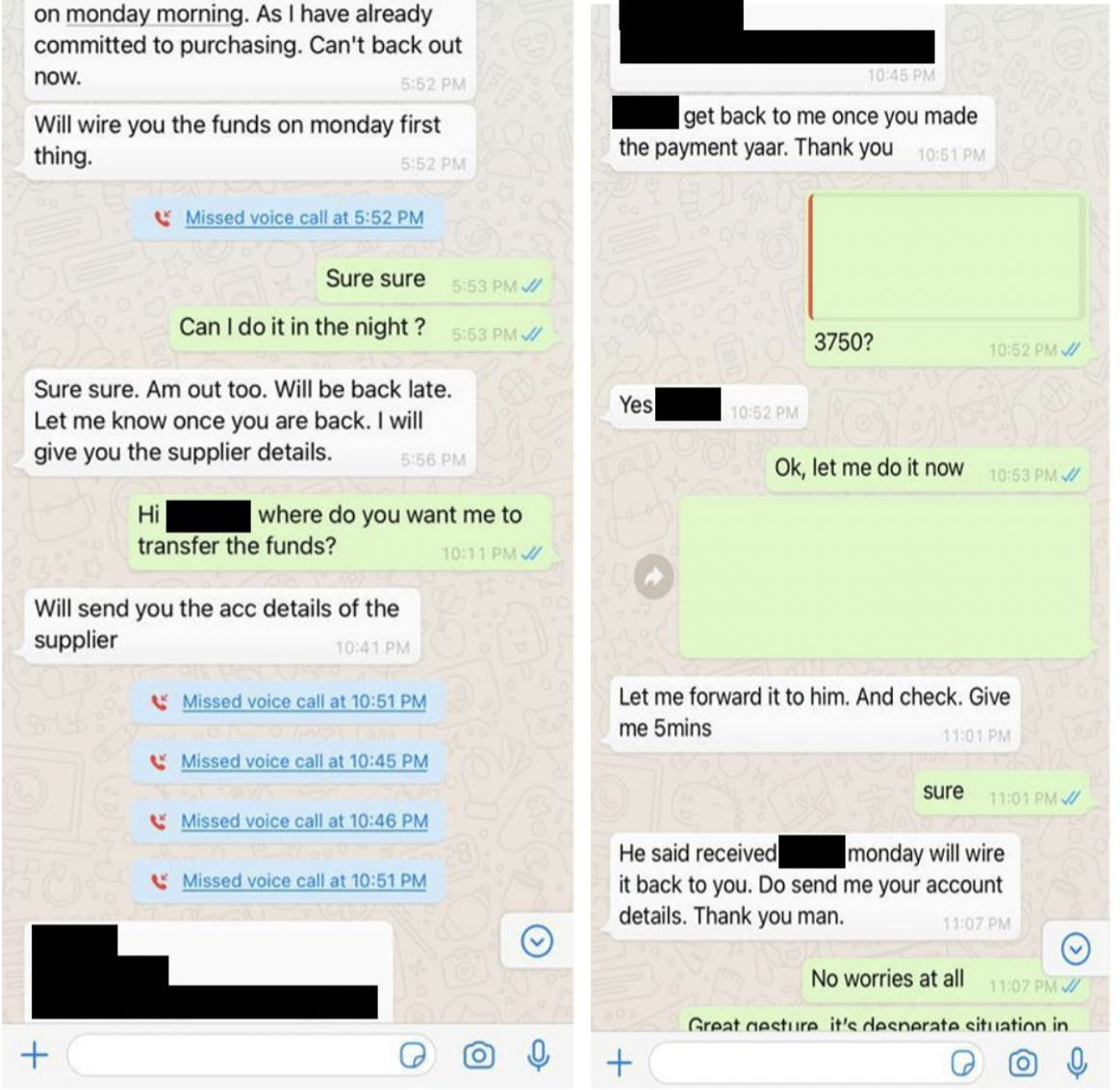 whatsapp scams