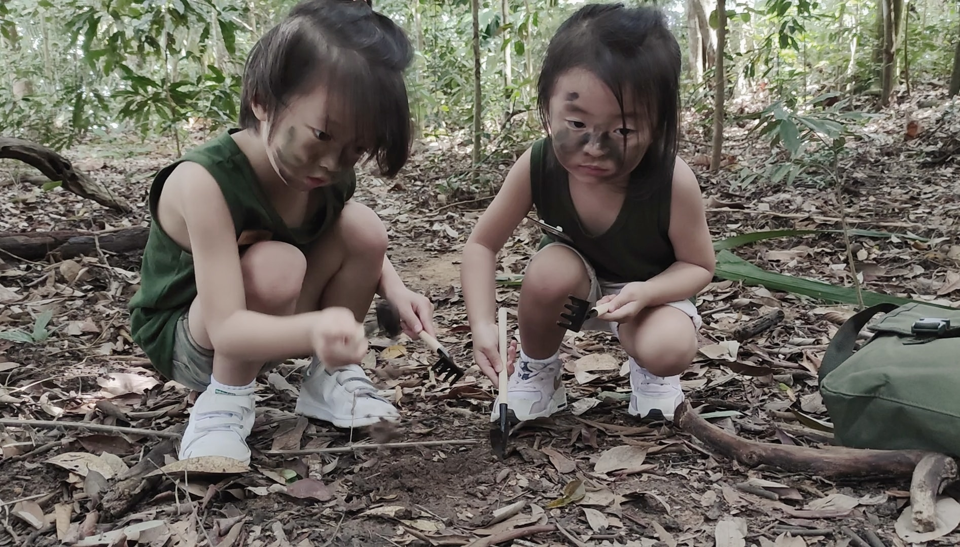 Eu's children playing in nature
