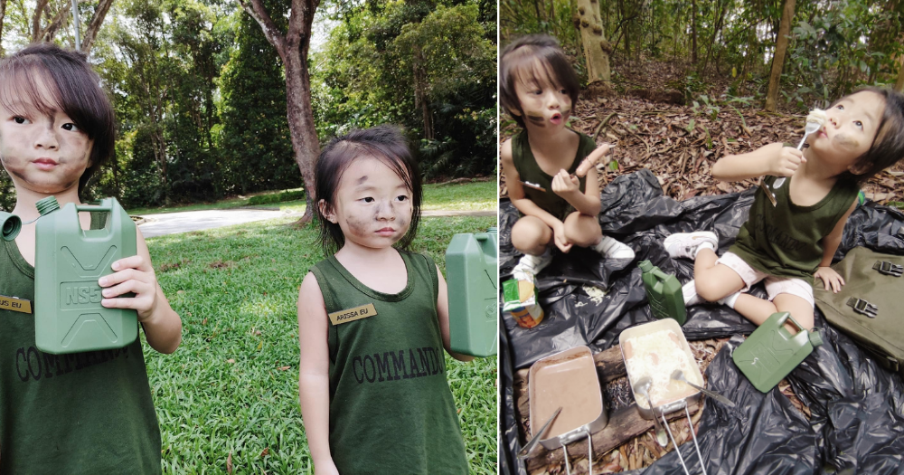 S'pore dad creates junior jungle confidence & commando courses for kids