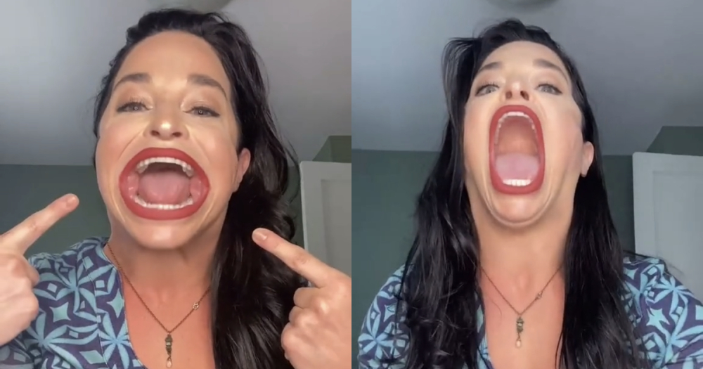 American Woman Bullied For Her Big Mouth Turns It Into Tiktok Stardom And Guinness World Record 2193