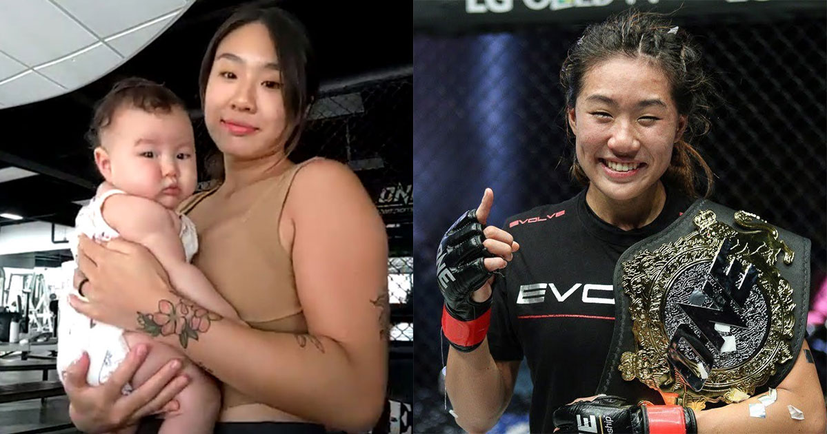 MMA star Angela Lee goes from carrying a belt to carrying a baby & eyeing  cage return  - News from Singapore, Asia and around the world