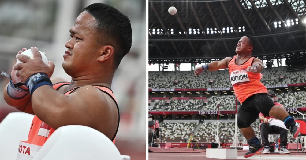 Put world record paralympic shot Malaysian Paralympic