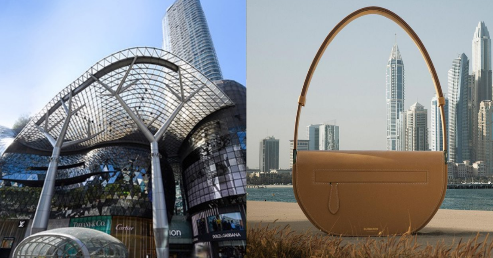 A giant Burberry Olympia bag has been spotted in the heart of