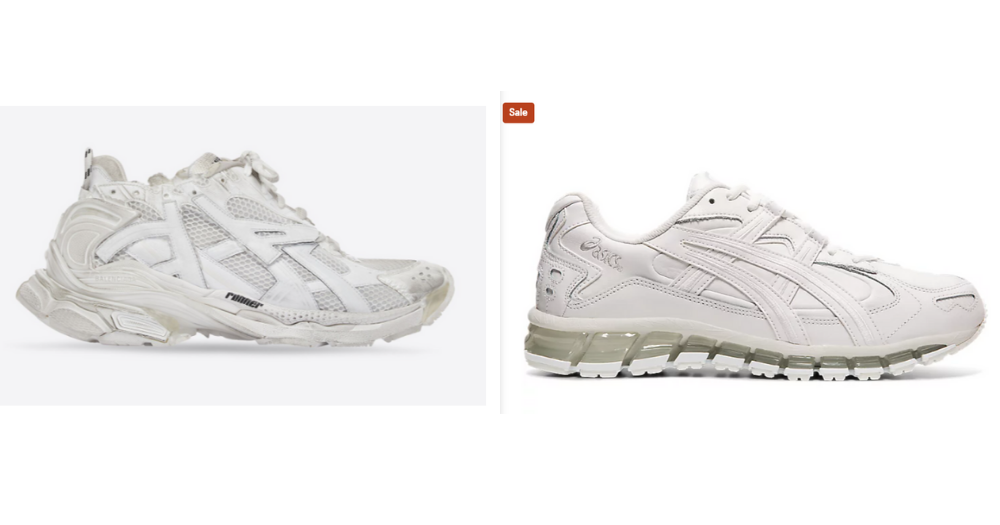 Asics balenciaga sale