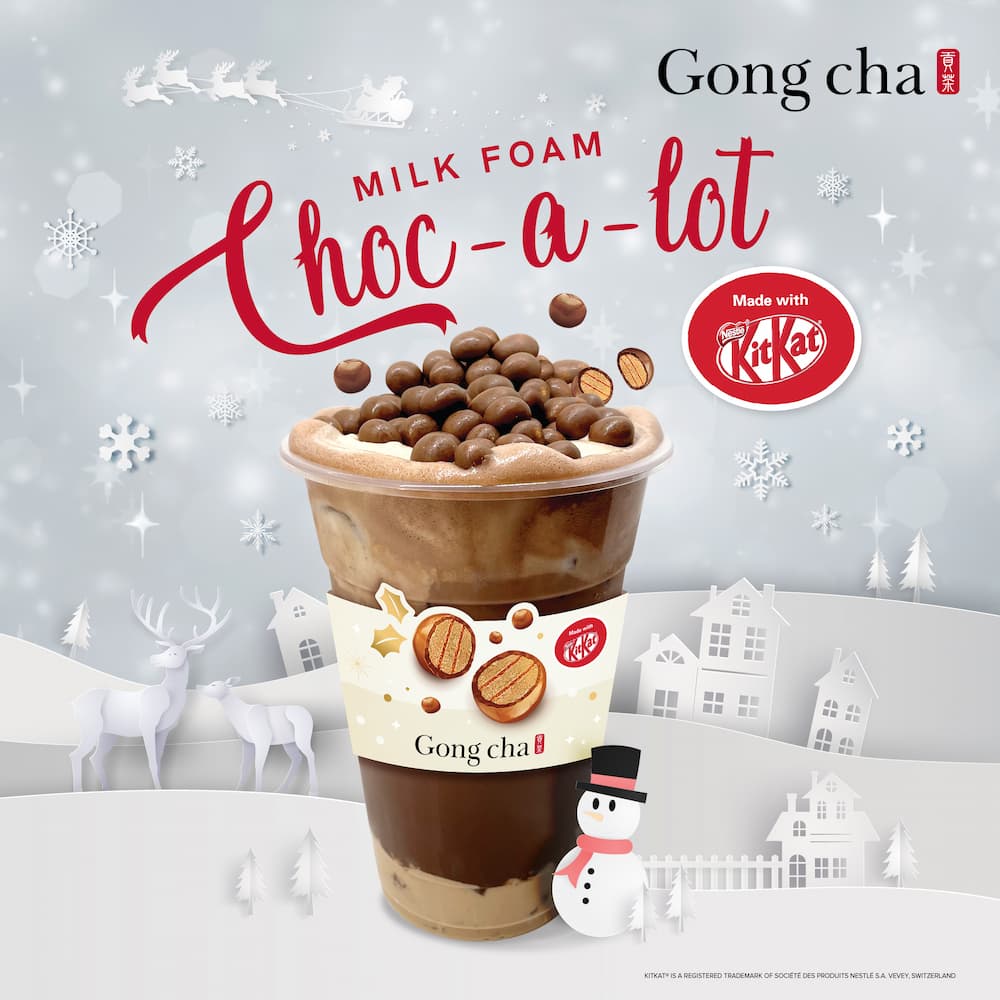 Gong Cha S pore launching KitKat flavoured bubble tea on Nov. 19