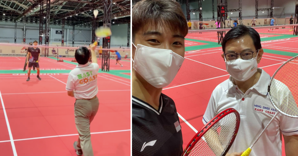 Singapore badminton player loh kean yew