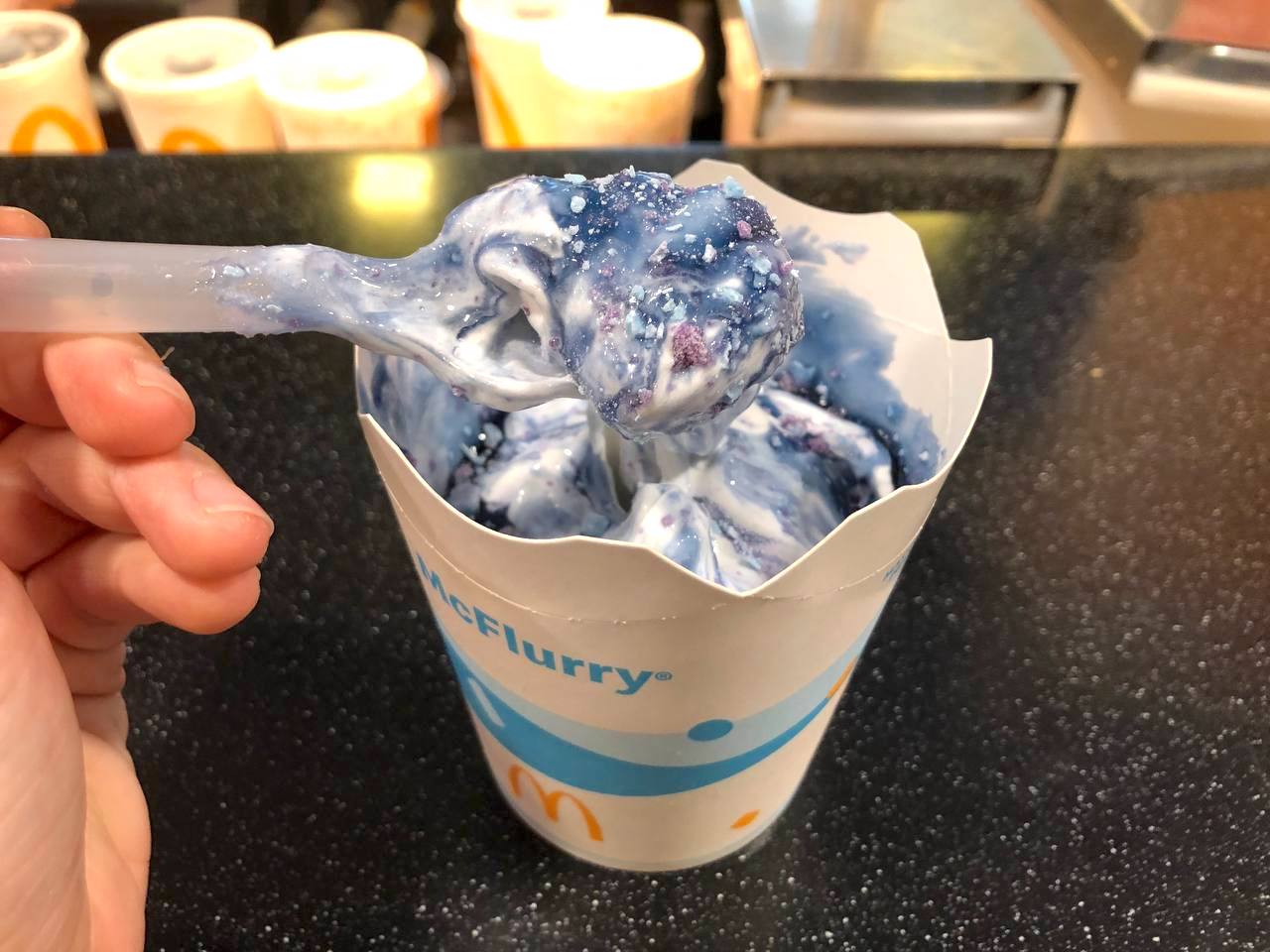 McDonald's S'pore launches Sea Salt McFlurry that looks like a galaxy