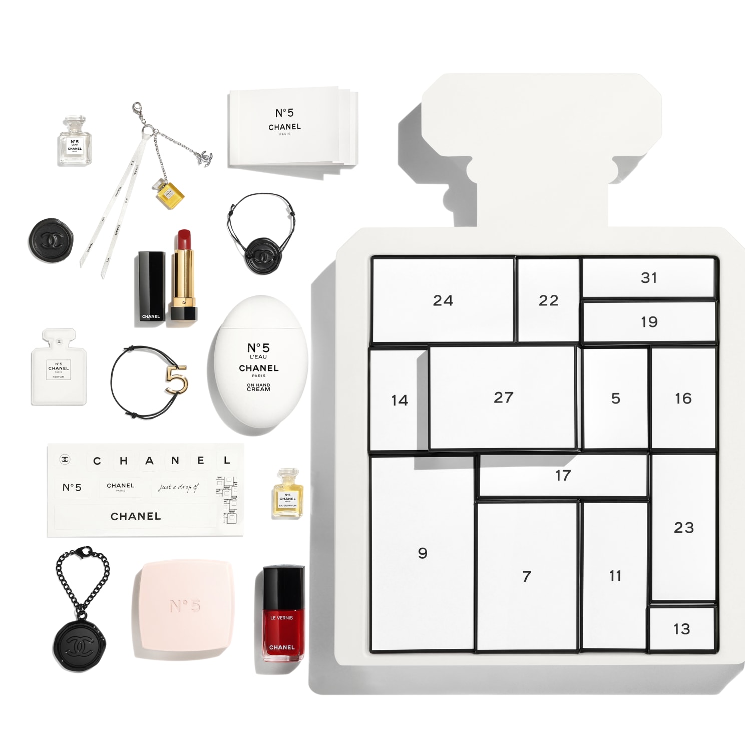 Chanel's S$1,150 advent calendar draws flak for including 'junk' like  stickers, magnets & travel-sized samples -  - News from  Singapore, Asia and around the world