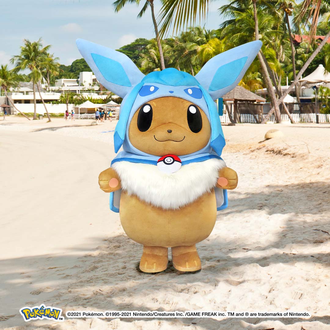 Eevees in 8 evolution ponchos to dance at Sentosa from Jan. 29 to Feb. 20,  2022  - News from Singapore, Asia and around the world