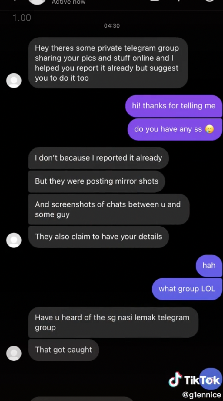 Telegram tiktok leaks