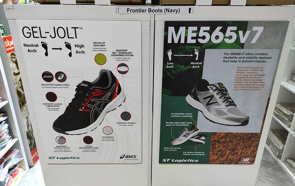 Defence minister tries new SAF Asics New Balance shoes issued to all NSFs - Mothership.SG - from Singapore, Asia and around the world