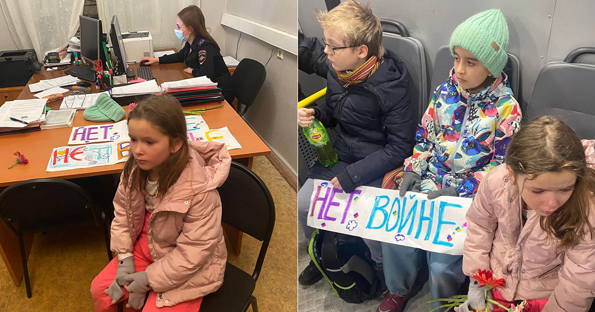 Children, aged 7-11, arrested in Russia for laying flowers & pictures at  Ukrainian embassy - Mothership.SG - News from Singapore, Asia and around  the world