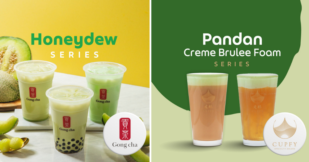 Gong Cha has limited edition honeydew series from S 5.50 only