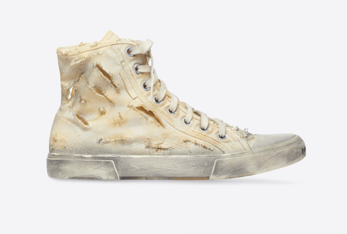 Balenciaga criticised for selling filthy garbage sneakers for S