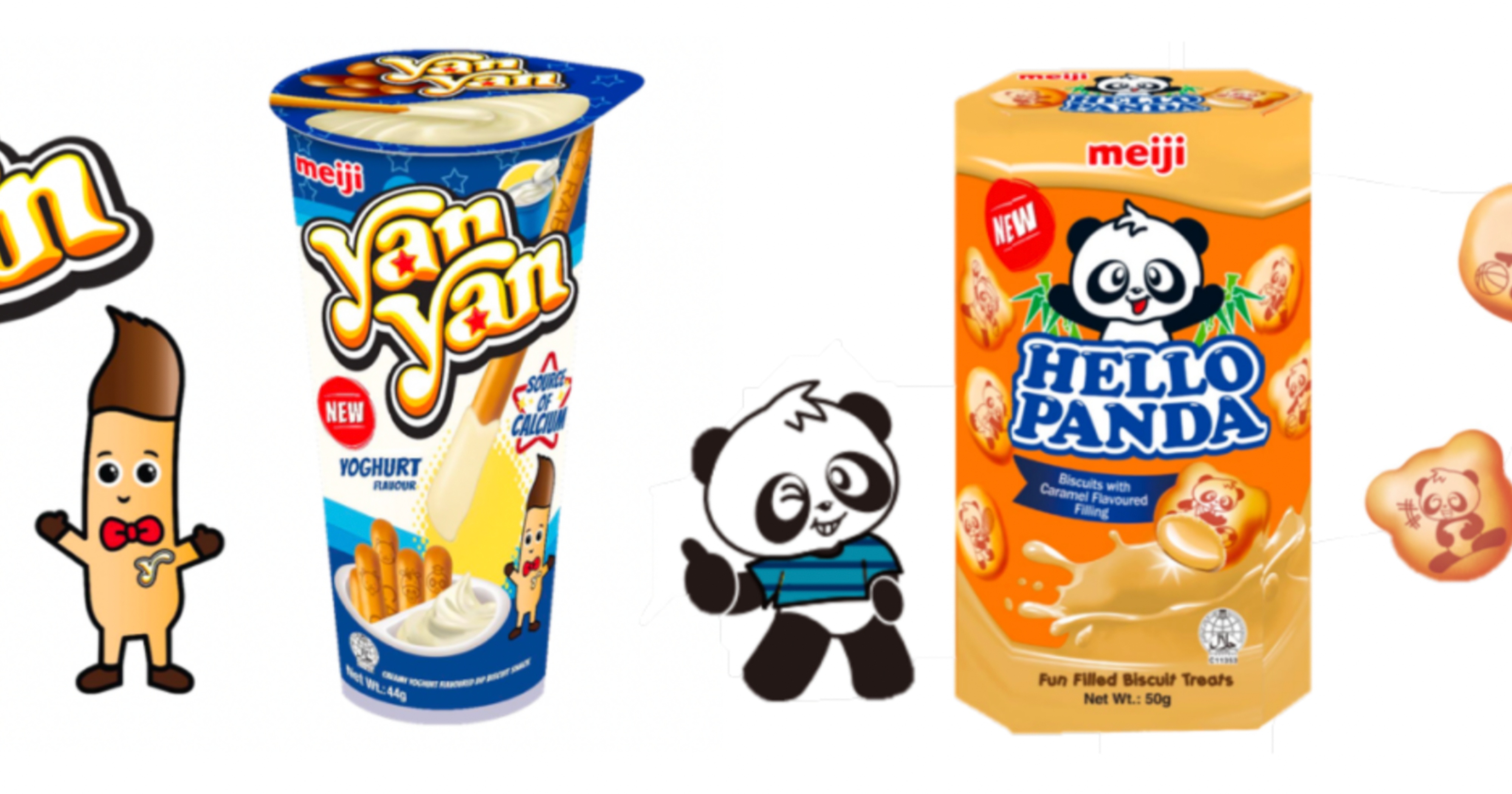 New twists to a pair of old favourites: Hello Panda and Yan Yan