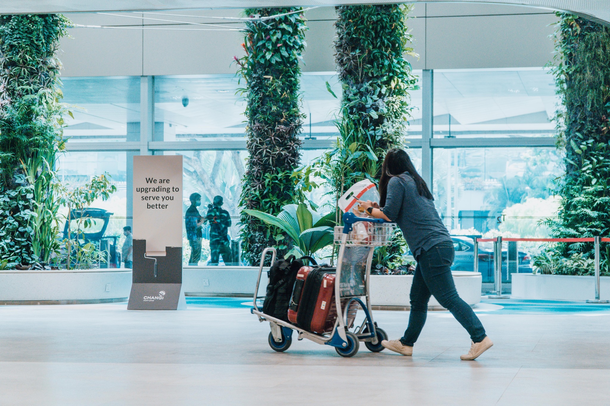 Some lucky passengers get to land at Changi Airport Terminal 2 for