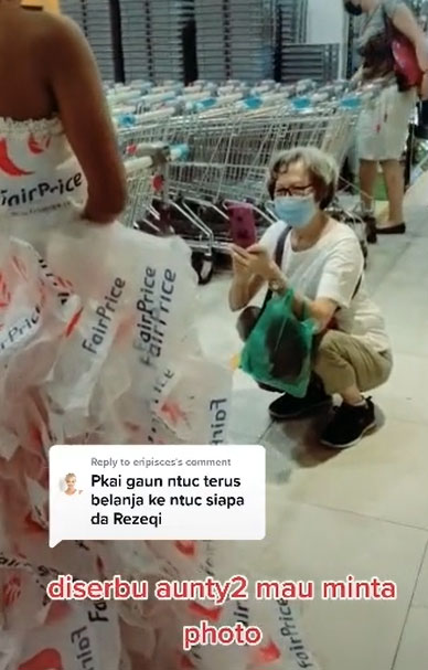 used fairprice plastic bags photo