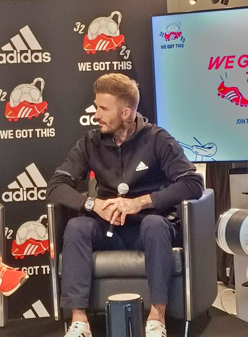 David Beckham Adidas Orchaid in Singapore June 17, 2022 – Star