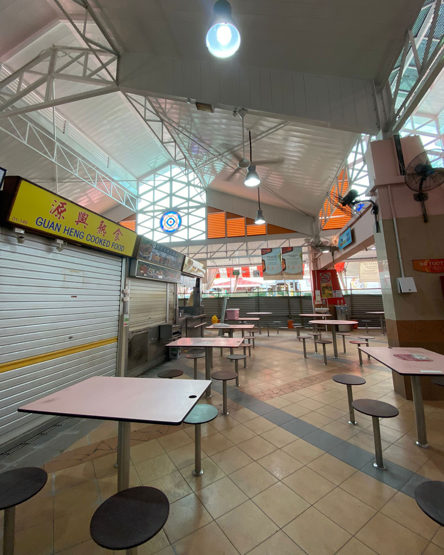 Chong Pang Food Centre reopens after repair work