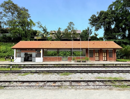 Landscape shot of restored Bukit Timah Railway Station