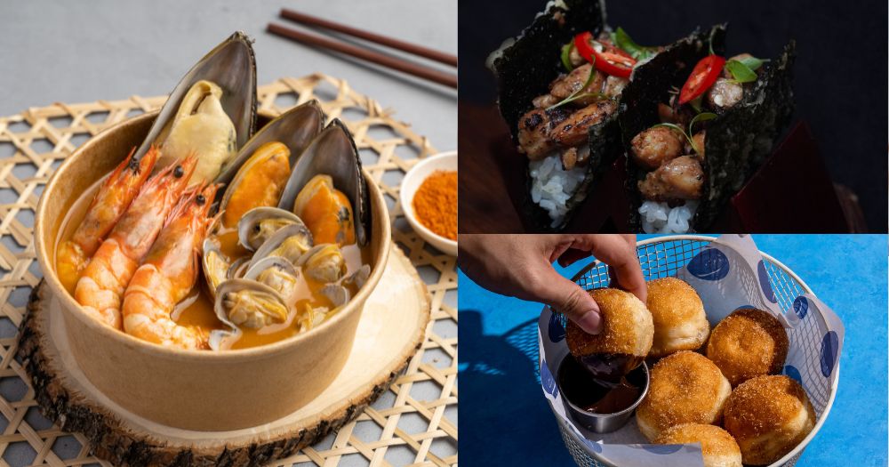 Laksa with lobsters & prawn bisque with tonkotsustyle broth available