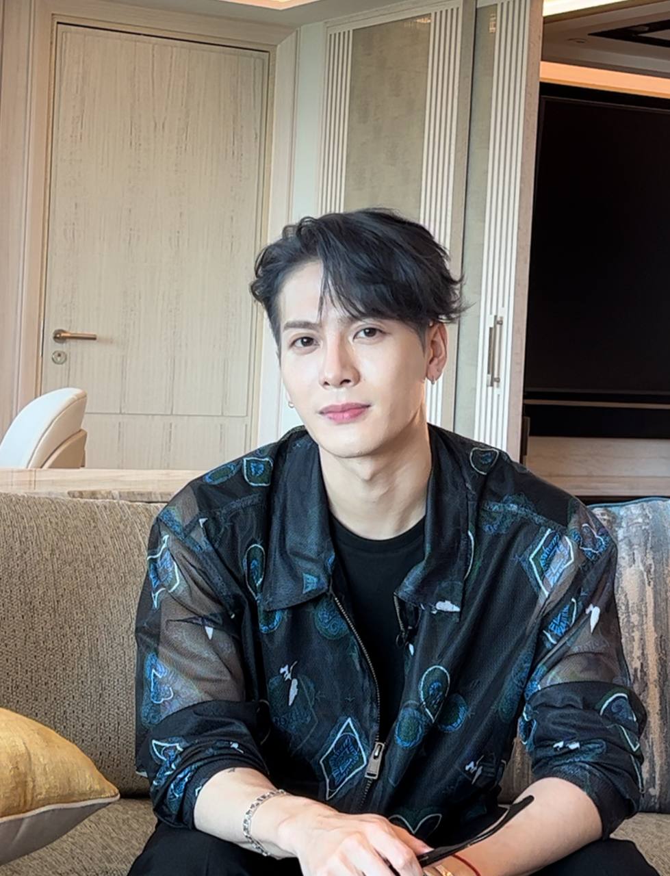 Jackson Wang KWAVE M Photoshoot + Interview ~♡