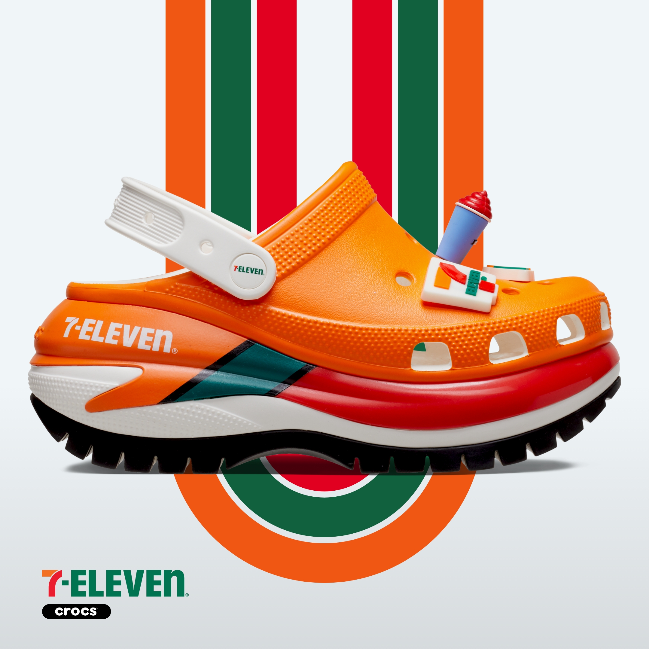 Crocs 7 Eleven collab to make bright orange shoes with 3D