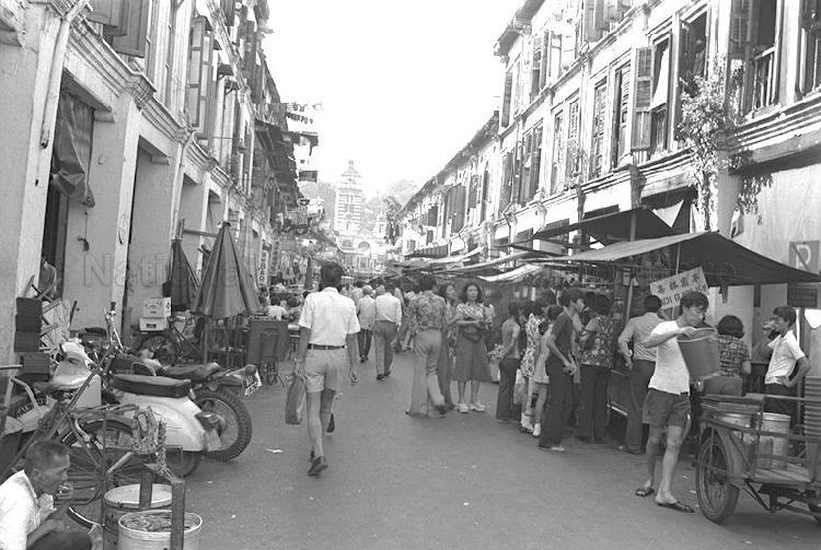 Hock Lam Street Hawkers, circa 1975