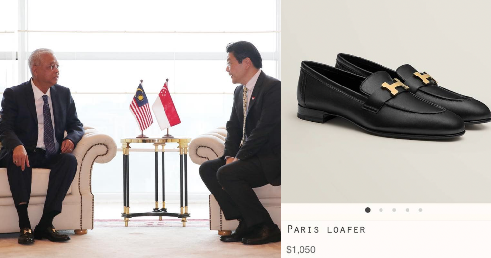 udmelding forsigtigt under M'sian PM spotted wearing S$1,480 Hermes shoes during KL meeting with  S'pore DPM - Mothership.SG - News from Singapore, Asia and around the world