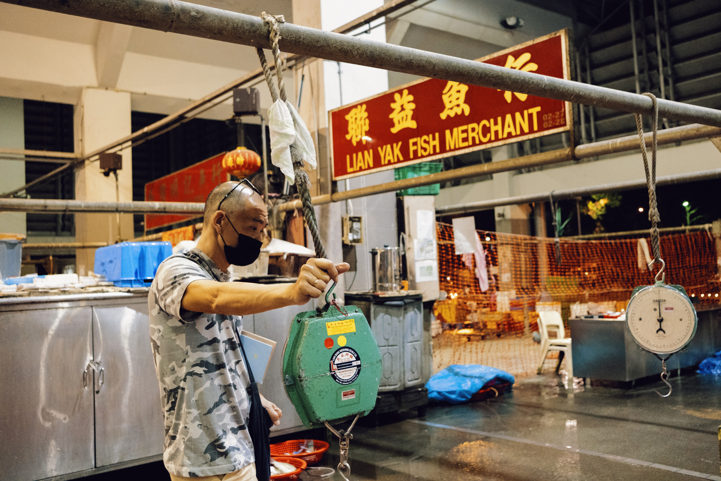 Davidson Goh at Lian Yak Fish Merchant.