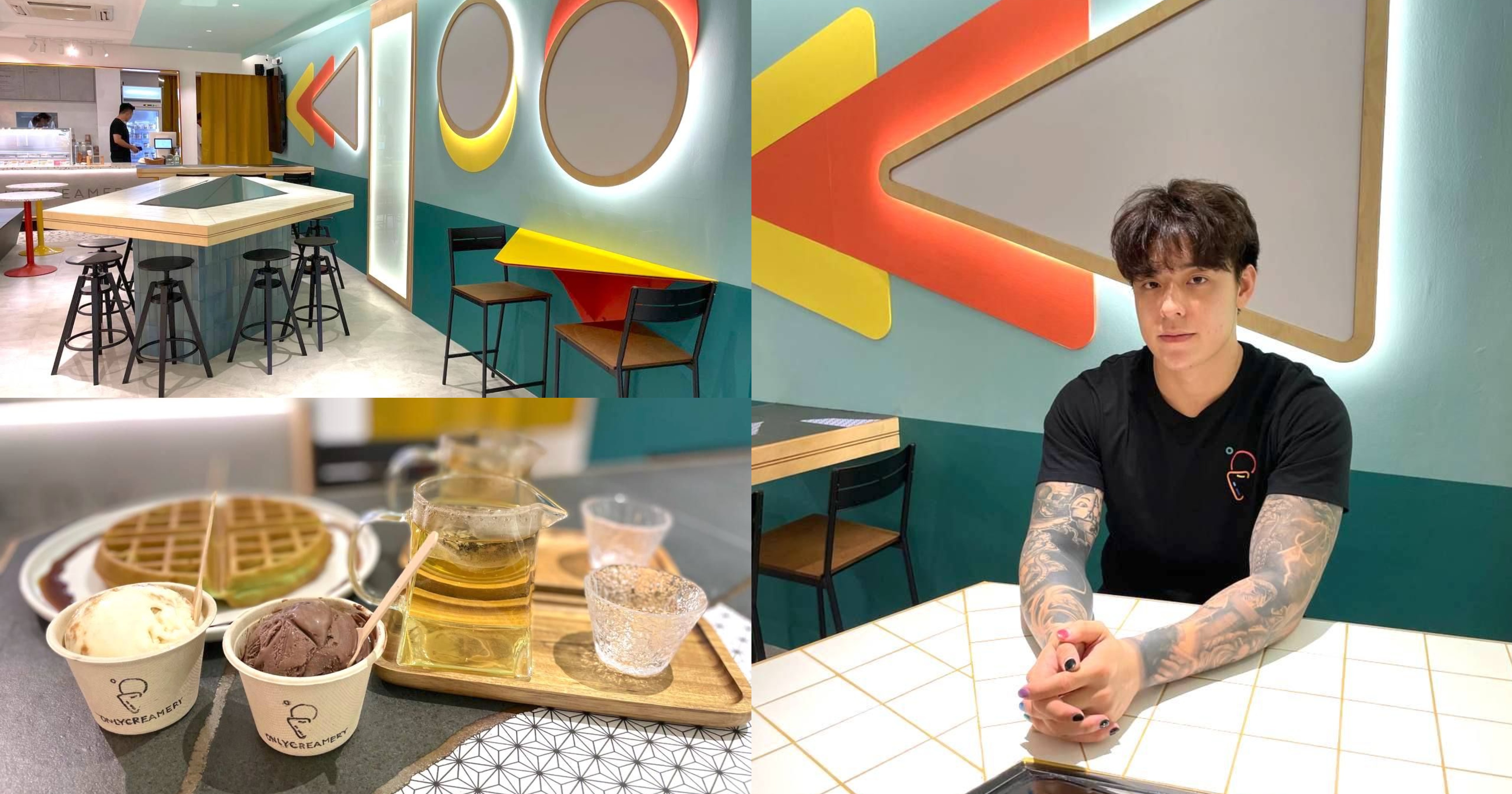 OnlyFans creator, Titus Low, 22, opening his dessert cafe Only Creamery on 6.9